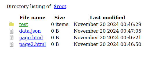 Advanced file indexer screenshot